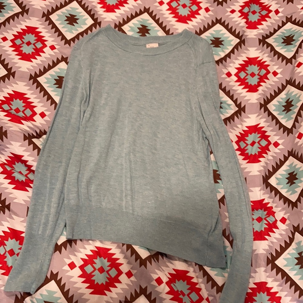 Light blue sweater